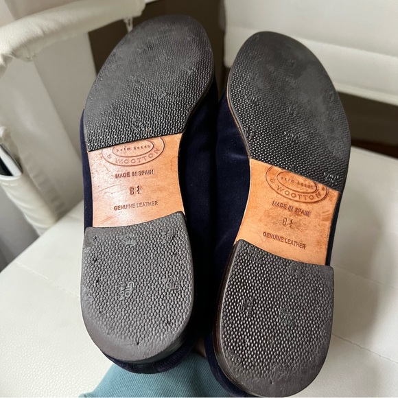 stubbs and wootton velvet Cuban dancers loafers flats size 8.5 - Picture 7 of 8